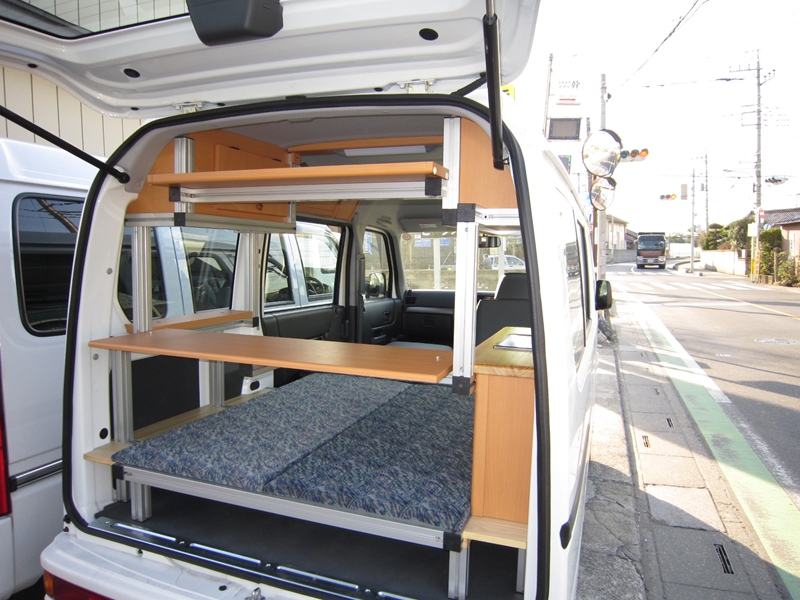 内装（インテリア）｜ホンダ・アクティ｜軽キャンピングカー｜メティオ