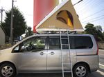 セレナ・ルーフテント・車中泊・ベッド