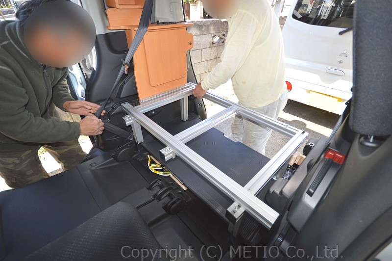 NBOX+・車中泊・ラクネル