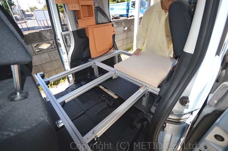 NBOX+・車中泊・ラクネル