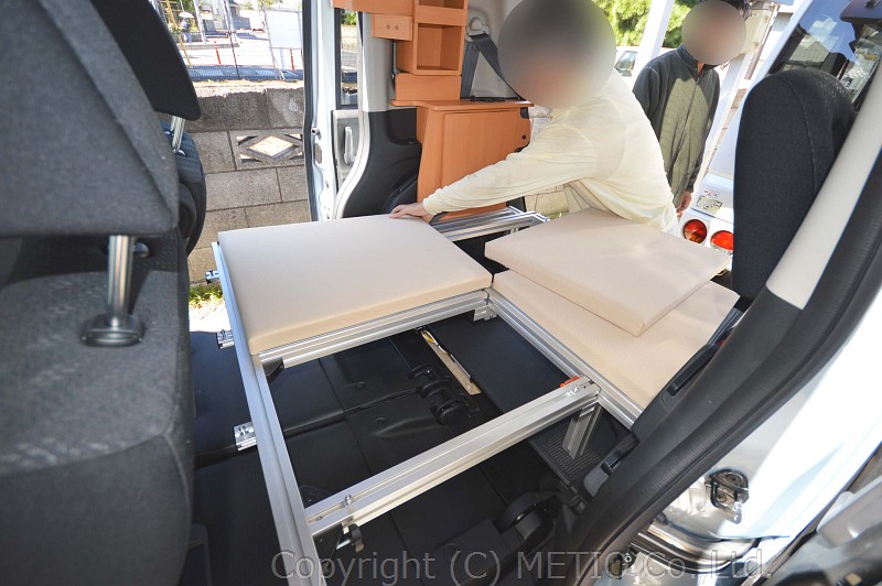 NBOX+・車中泊・ラクネル