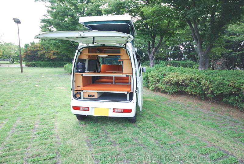 ハイゼットカーゴ・車中泊・軽キャンパー